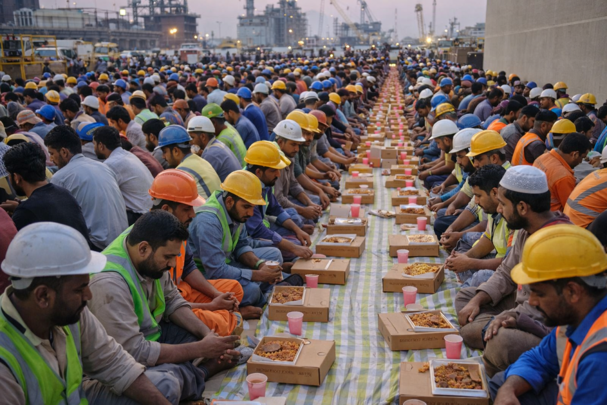 Reliable Ramadan Iftar Food Supplier for Labor Camps and Workforce